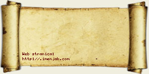 Janko Bundalo vizit kartica